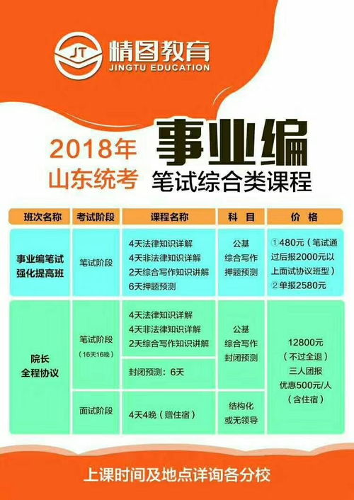 精圖教育各分校近期課程安排與信息咨詢服務